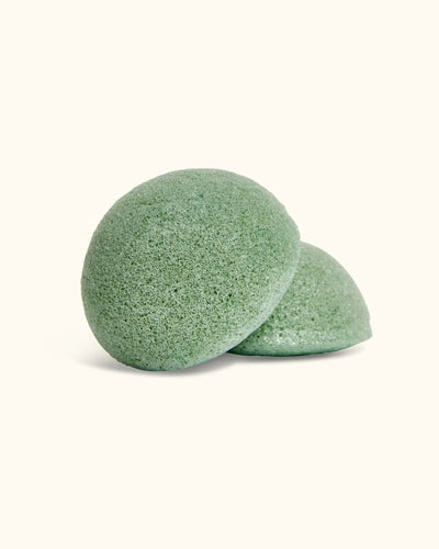Buy Bluem Konjac Sponge Biodegradable in Green Tea at One Fine Secret. Official Stockist. Natural & Organic Facial Cleansing Tool. Clean Beauty Store in Melbourne, Australia.