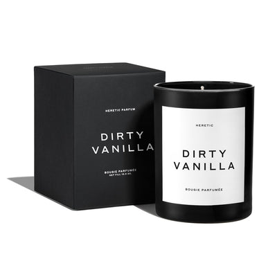 Buy Heretic Parfum Dirty Vanilla Candle 300g at One Fine Secret. Official Stockist. Natural & Organic Fragrance Clean Beauty Store in Melbourne, Australia.