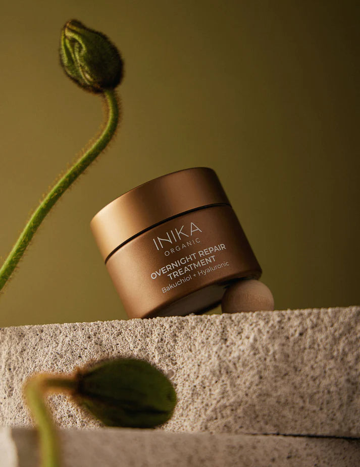 Buy Inika Organic Overnight Repair Treatment 50ml at One Fine Secret. Official Stockist. Natural & Organic Hydrating Repair Leave In Mask. Clean Beauty Melbourne.