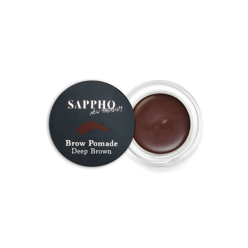 Buy Sappho New Paradigm Brow Pomades in Deep Brown colour at One Fine Secret. Official Stockist. Natural & Organic Makeup Clean Beauty Store in Melbourne, Australia.