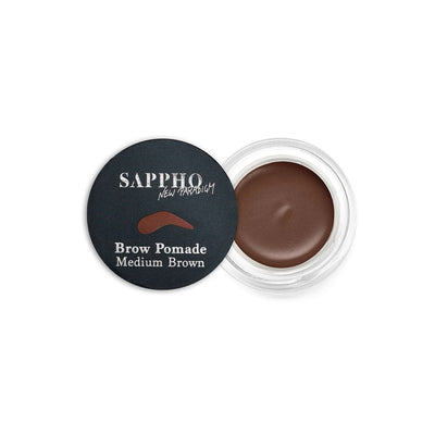 Buy Sappho New Paradigm Brow Pomades in Medium Brown colour at One Fine Secret. Official Stockist. Natural & Organic Makeup Clean Beauty Store in Melbourne, Australia.