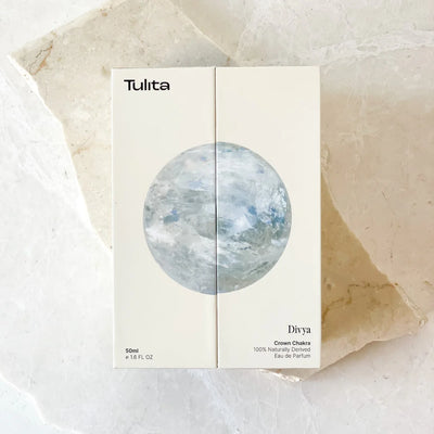 Buy Tulita 100% Natural Eau de Parfum - Divya in 50ml with crystal at One Fine Secret. Official Stockist. Natural & Organic Perfume Clean Beauty Store in Melbourne, Australia.