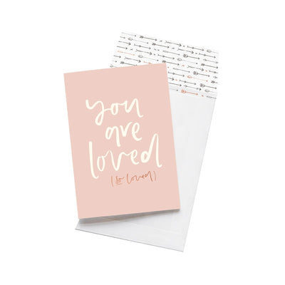 Buy Emma Kate Co. Greeting Card - You are loved so loved at One Fine Secret. Clean Beauty Store in Melbourne, Australia.