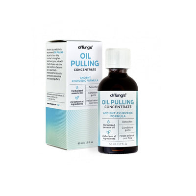 Natural Oral Swishing Oil. Buy Dr Tungs Oil Pulling Concentrate 50ml at One Fine Secret. Natural & Organic Skincare Clean Beauty Store in Melbourne, Australia.