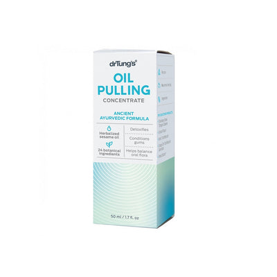 Natural Oral Swishing Oil. Buy Dr Tungs Oil Pulling Concentrate 50ml at One Fine Secret. Natural & Organic Skincare Clean Beauty Store in Melbourne, Australia.