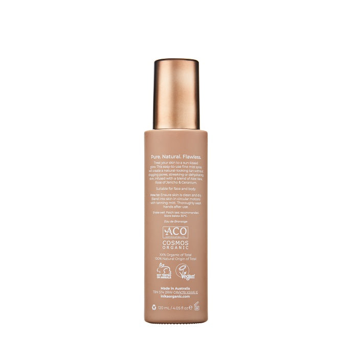 Buy Inika Organic Natural Tanning Mist 120ml at One Fine Secret. Official Stockist. Natural & Organic Clean Beauty Store in Melbourne, Australia.