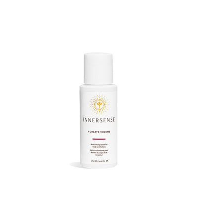 The best organic hair styling lotion. Buy Innersense I Create Volume (Volumizing Lotion) 59ml Travel Size at One Fine Secret. Natural & Organic Hair Care store in Melbourne, Australia.
