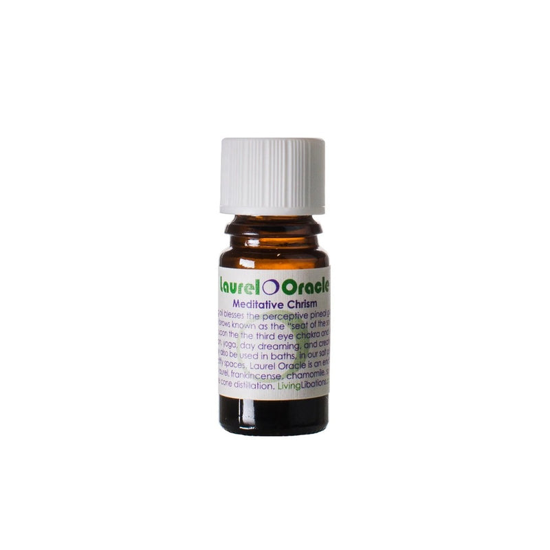Living Libations Natural Aromatherapy Essential Oil - Laurel Oracle Meditative Chrism 5ml. Buy now at One Fine Secret. Official Stockist in Melbourne, Australia.
