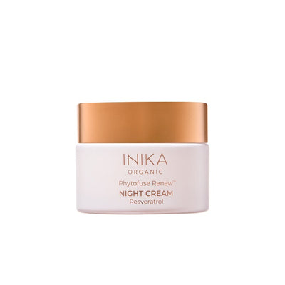 Buy Inika Organic Phytofuse Renew Night Cream 50ml at One Fine Secret. Official Stockist. Natural & Organic Clean Beauty Store in Melbourne, Australia.