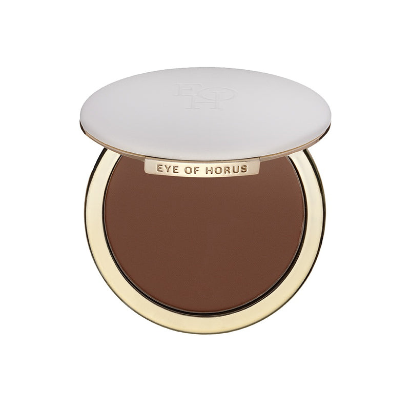 Buy Eye of Horus Pressed Powder in Deep/Warm colour at One Fine Secret Clean Beauty.