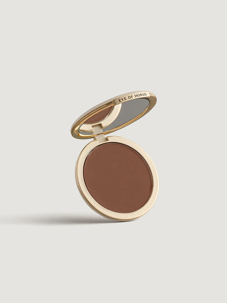 Buy Eye of Horus Pressed Powder in Deep/Warm colour at One Fine Secret Clean Beauty.