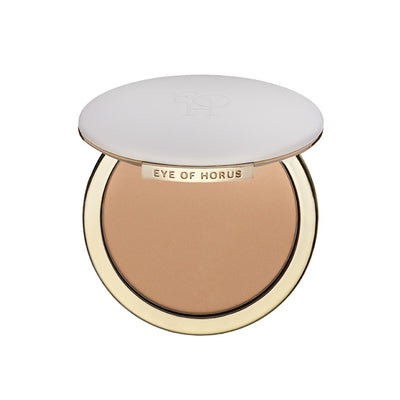 Buy Eye of Horus Pressed Powder in Light/Warm colour at One Fine Secret Clean Beauty.