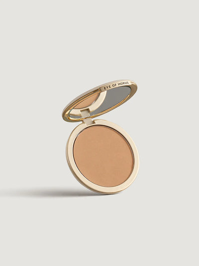 Buy Eye of Horus Pressed Powder in Light/Warm colour at One Fine Secret Clean Beauty.