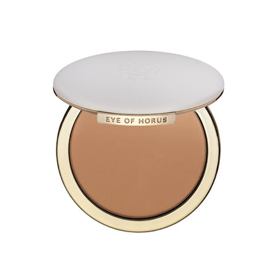 Buy Eye of Horus Pressed Powder in Medium/Warm colour at One Fine Secret Clean Beauty.
