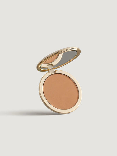 Buy Eye of Horus Pressed Powder in Medium/Warm colour at One Fine Secret Clean Beauty.