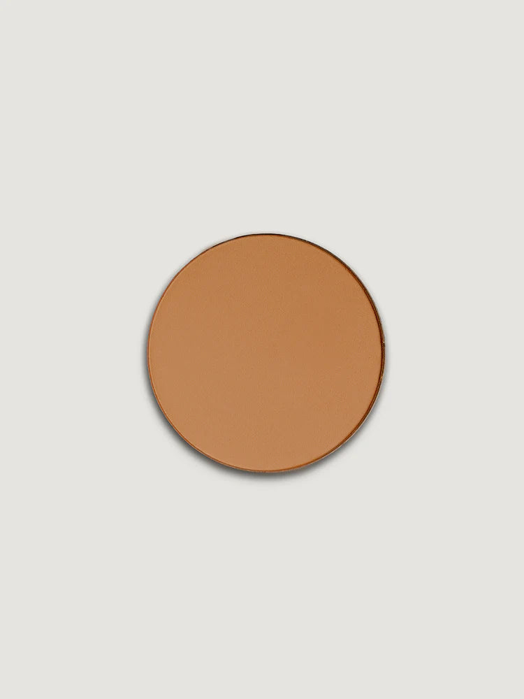 Buy Eye of Horus Pressed Powder in Tan/Olive colour at One Fine Secret Clean Beauty.