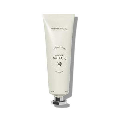Buy Agent Nateur holi (pearly) whites probiotic whitening toothpaste at One Fine Secret.