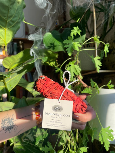 Buy Anima Mundi Dragon's Blood Smoke Cleansing at One Fine Secret Clean Beauty.