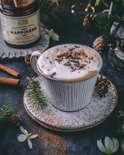 Anima Mundi Herbal Supplement. Buy Anima Mundi Happiness Herbal Coffee Powder at One Fine Secret. Official Australian Stockist. Clean Beauty Melbourne.