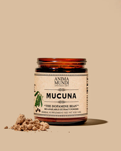 Anima Mundi Apothecary Herbal Supplement. Buy Anima Mundi Mucuna "The Dopamine Bean" Powder at One Fine Secret. Official Australian Stockist. Clean Beauty Melbourne.