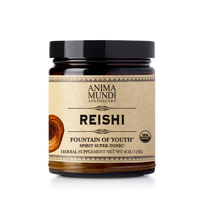 Anima Mundi Herbal Supplement. Buy Anima Mundi Reishi Fountain Of Youth Powder at One Fine Secret. Official Australian Stockist. Clean Beauty Melbourne.