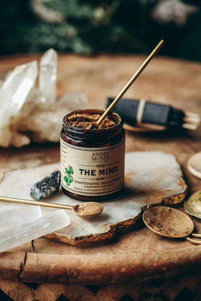 Anima Mundi Herbal Supplement. Buy Anima Mundi The Mind Adaptogenic Brain Tonic Powder at One Fine Secret. Official Australian Stockist. Clean Beauty Melbourne.