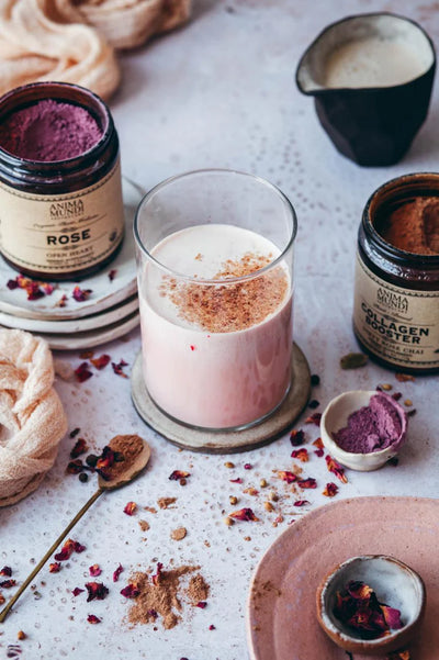 Anima Mundi Apothecary Herbal Supplement. Buy Anima Mundi Collagen Booster Dirty Rose Chai Powder at One Fine Secret. Official Australian Stockist. Clean Beauty Melbourne.