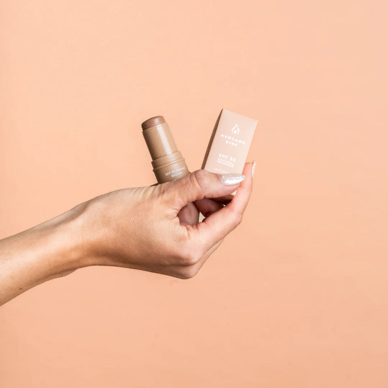 Buy Avocado Zinc SPF 50 Natural Bronzer in Light Medium colour at One Fine Secret.