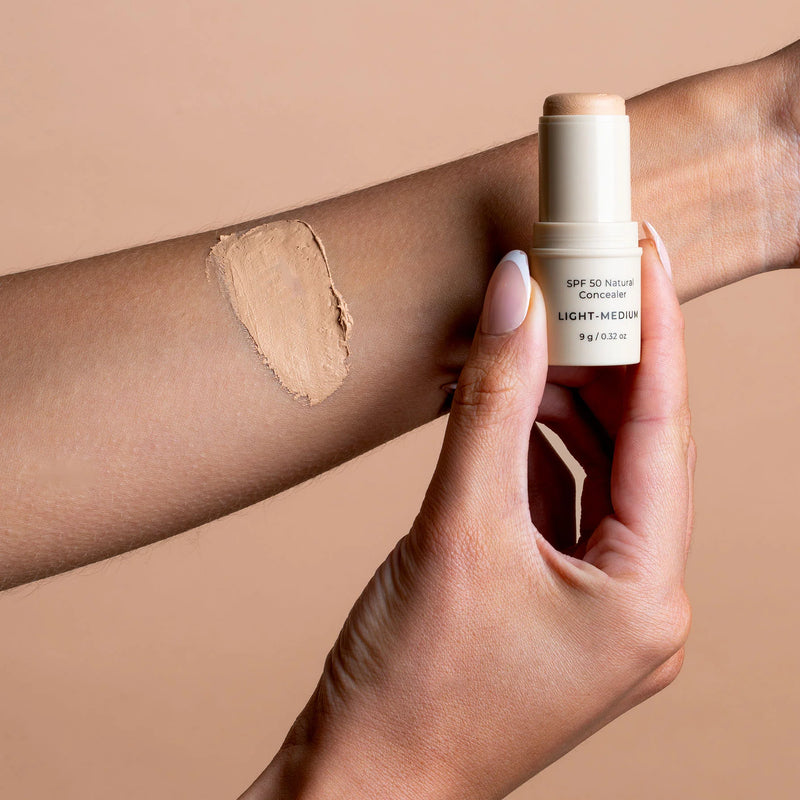 Buy Avocado Zinc SPF 50 Natural Concealer in Light-Medium colour at One Fine Secret Clean Beauty.