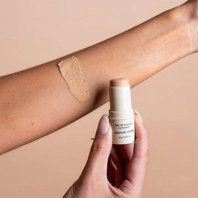 Buy Avocado Zinc SPF 50 Natural Concealer in Medium-Dark colour at One Fine Secret Clean Beauty.