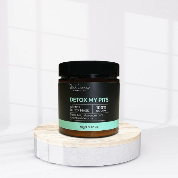 Buy Black Chicken Remedies Detox My Pits Armpit Detox Mask 60g at One Fine Secret. Natural & Organic Skincare Clean Beauty Store in Melbourne, Australia.