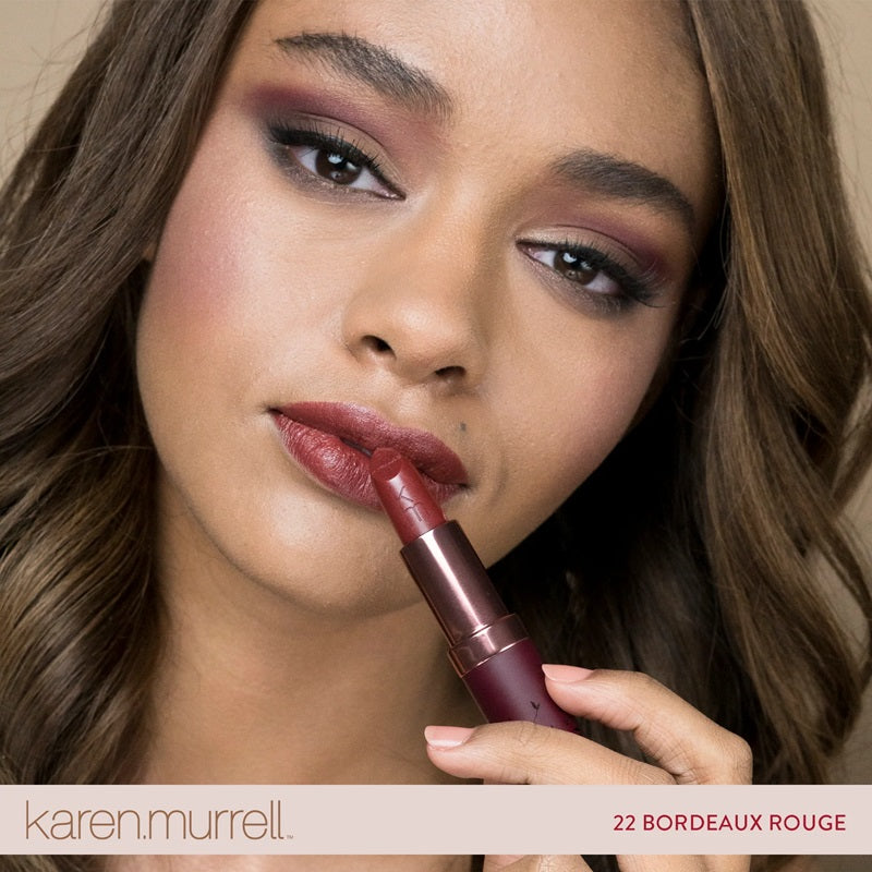 Buy Karen Murrell Natural Lipstick - Bordeaux Rouge at One Fine Secret. Official Stockist. Natural & Organic Lipstick Clean Beauty Store in Melbourne, Australia.