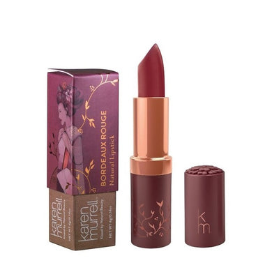 Natural Lip Makeup. Karen Murrell Natural Lipstick - Bordeaux Rouge. Discover Clean Beauty at One Fine Secret!