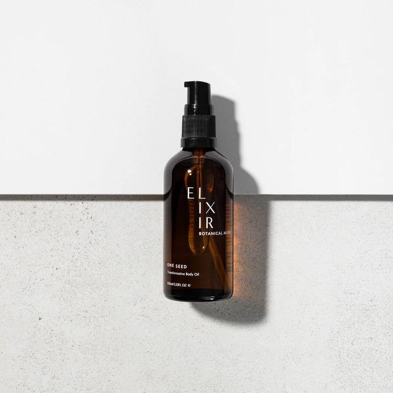 Buy One Seed NEW Elixir Body Oil Botanical Musk 100ml at One Fine Secret. Official Australian Stockist. Natural & Organic Clean Beauty Store in Melbourne.