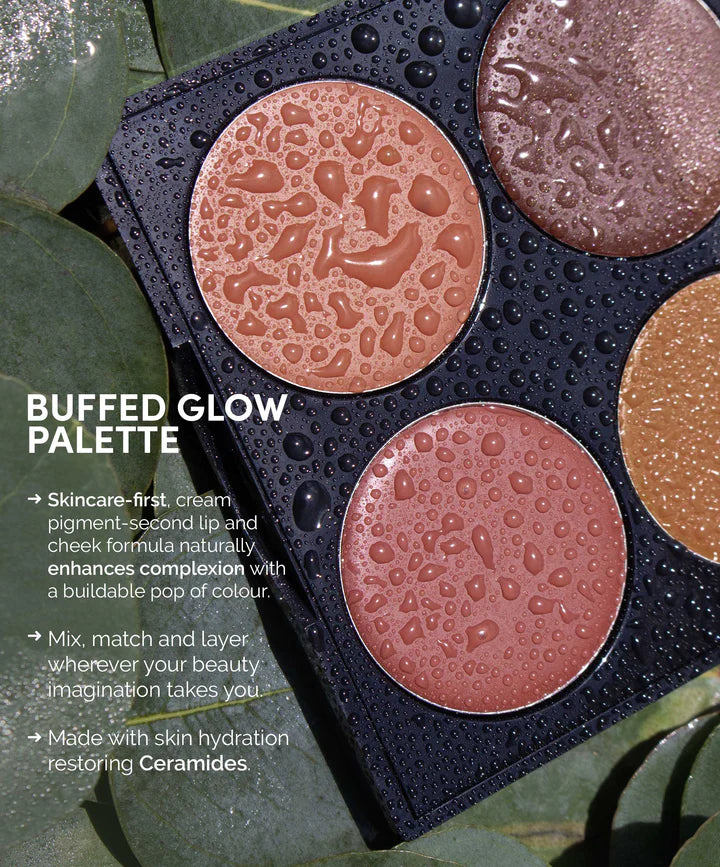 Buy Fitglow Beauty Multi-use Ceramide Cream Lip + Cheek Palette in Buffed Glow at One Fine Secret. Official Stockist in Melbourne, Australia.