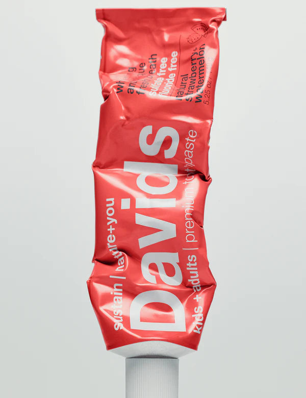 Buy Davids Kids + Adults Strawberry Watermelon Toothpaste at One Fine Secret. Official Stockist in Melbourne, Australia.