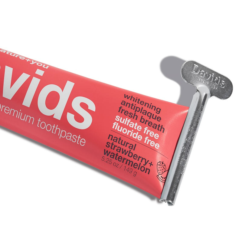 Buy Davids Kids + Adults Strawberry Watermelon Toothpaste at One Fine Secret. Official Stockist in Melbourne, Australia.