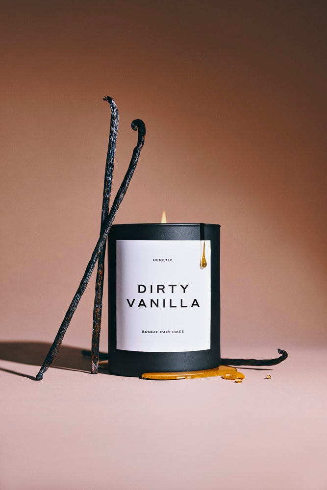 Buy Heretic Parfum Dirty Vanilla Candle 300g at One Fine Secret. Official Stockist. Natural & Organic Fragrance Clean Beauty Store in Melbourne, Australia.