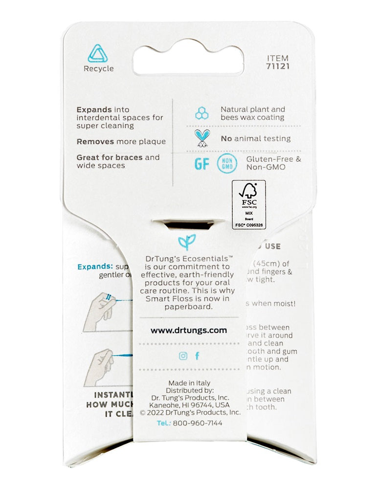 Buy Dr Tungs Smart Dental Floss 27m at One Fine Secret. Official Australian Stockist. Natural & Organic Clean Beauty Store in Melbourne.