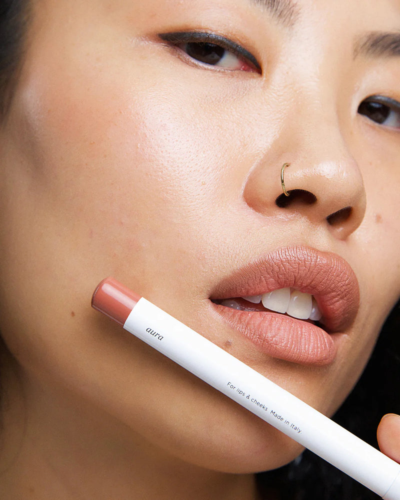 Buy Ere Perez Coco Crayon for Lips & Cheeks in Aura colour at One Fine Secret.