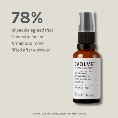 Buy Evolve Organic Beauty Age Defying Lifting Serum 30ml at One Fine Secret Clean Beauty.