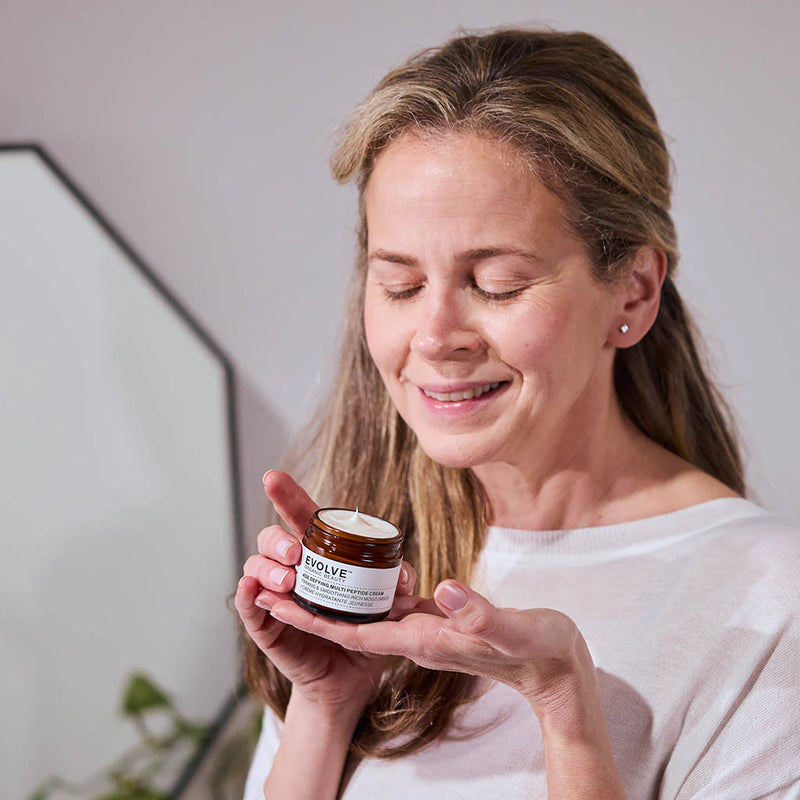 Buy Evolve Organic Beauty Age Defying Multi Peptide Cream 60ml at One Fine Secret Australia.
