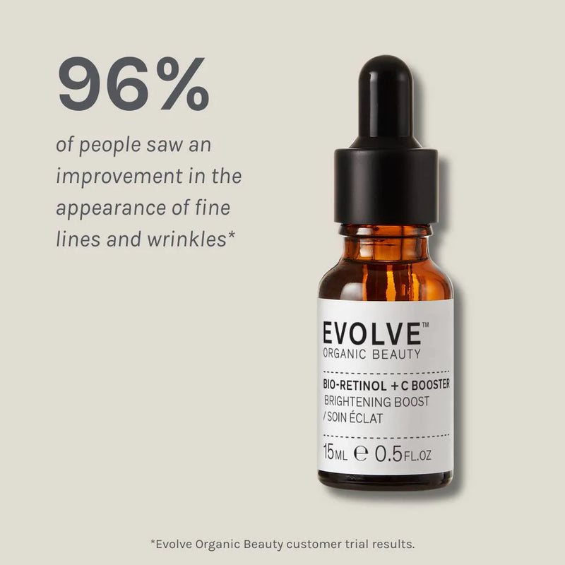Buy Evolve Organic Beauty Bio-Retinol + C Booster 15ml at One Fine Secret Australia.