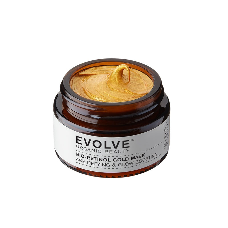 Buy Evolve Organic Beauty Golden Hour Cracker | Bio-Retinol Gold Mask 30ml at One Fine Secret.