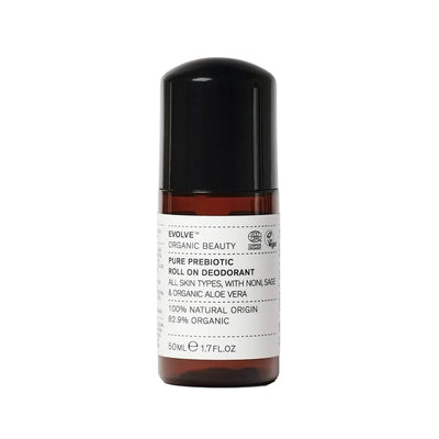 Buy Evolve Organic Beauty Pure Prebiotic Roll On Deodorant 50ml at One Fine Secret Clean Beauty.