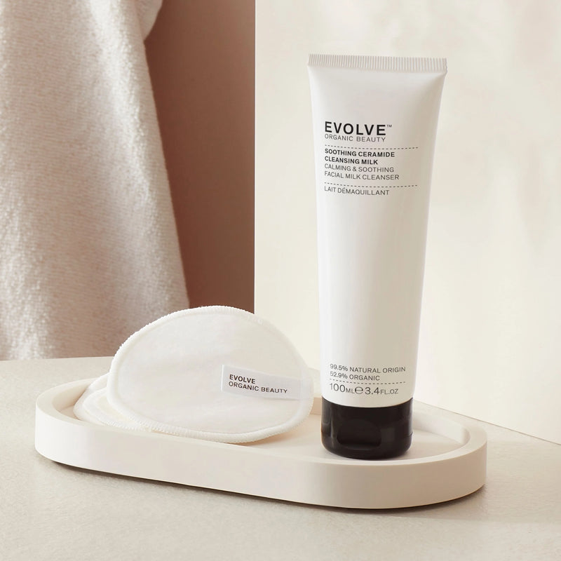 Buy Evolve Organic Beauty Soothing Ceramide Cleansing Milk 100ml at One Fine Secret Australia.