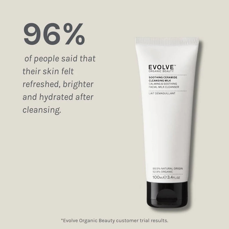 Buy Evolve Organic Beauty Soothing Ceramide Cleansing Milk 100ml at One Fine Secret Australia.