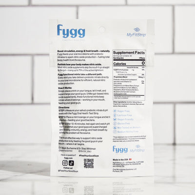 Buy Fygg Nitric Oxide Functional Mints (30 Lozenges) at One Fine Secret Clean Beauty.