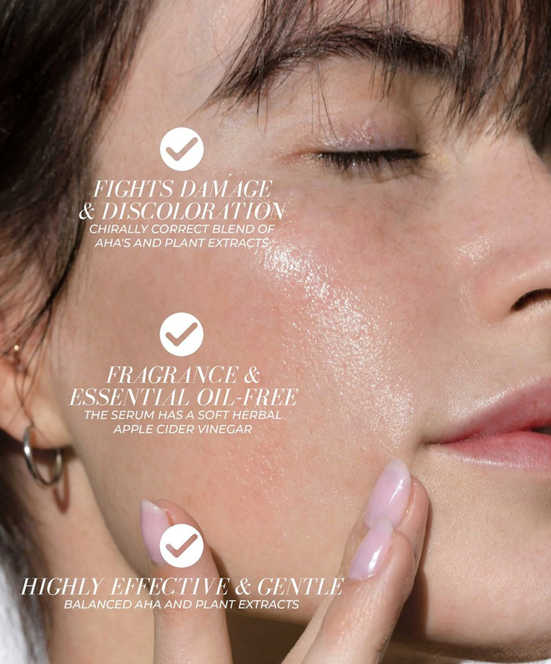 Buy Fitglow Beauty Clear + Bright Mandelic Serum Drops 30ml at One Fine Secret Clean Beauty.