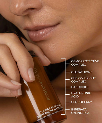 Buy Fitglow Beauty Vita Rich Bakuchiol + Glutathione Super Cream 50ml at One Fine Secret.
